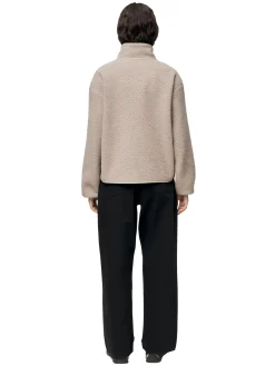 Jakke<Blæst Tind W Fleece Jacket Low Tide Jakke Beige Grå