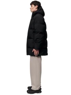 Jakke<Blæst Ulla Down Jacket Black Jakke Sort