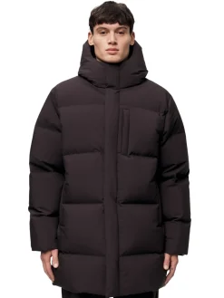Jakke<Blæst Ulla Down Jacket Brown Soil Jakke Brun