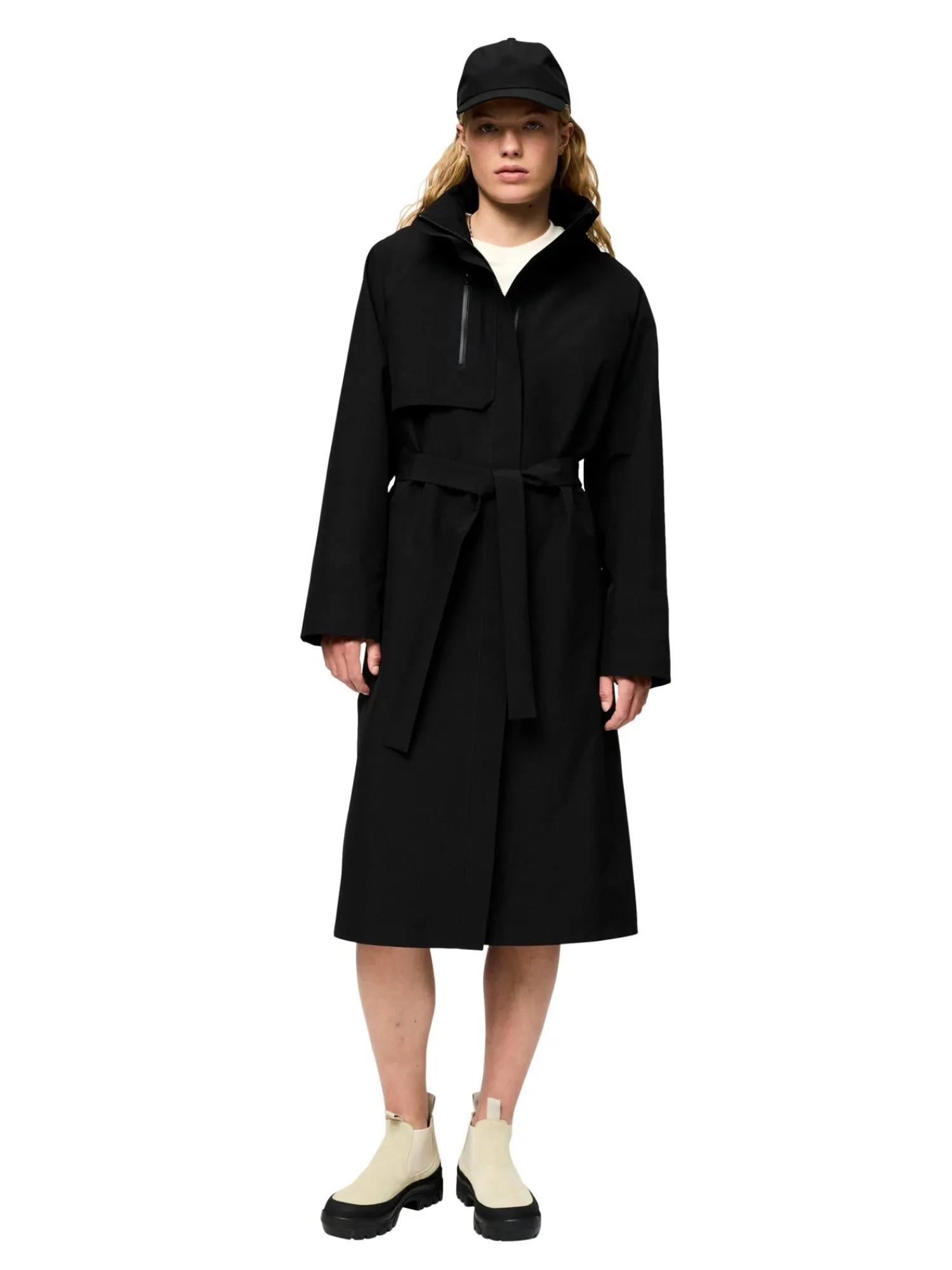 Jakke<Blæst Vik Coat Jakke Sort Black