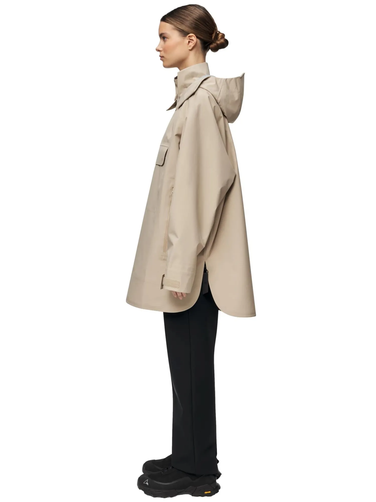 Jakke<Blæst Voss Poncho Jakke Beige