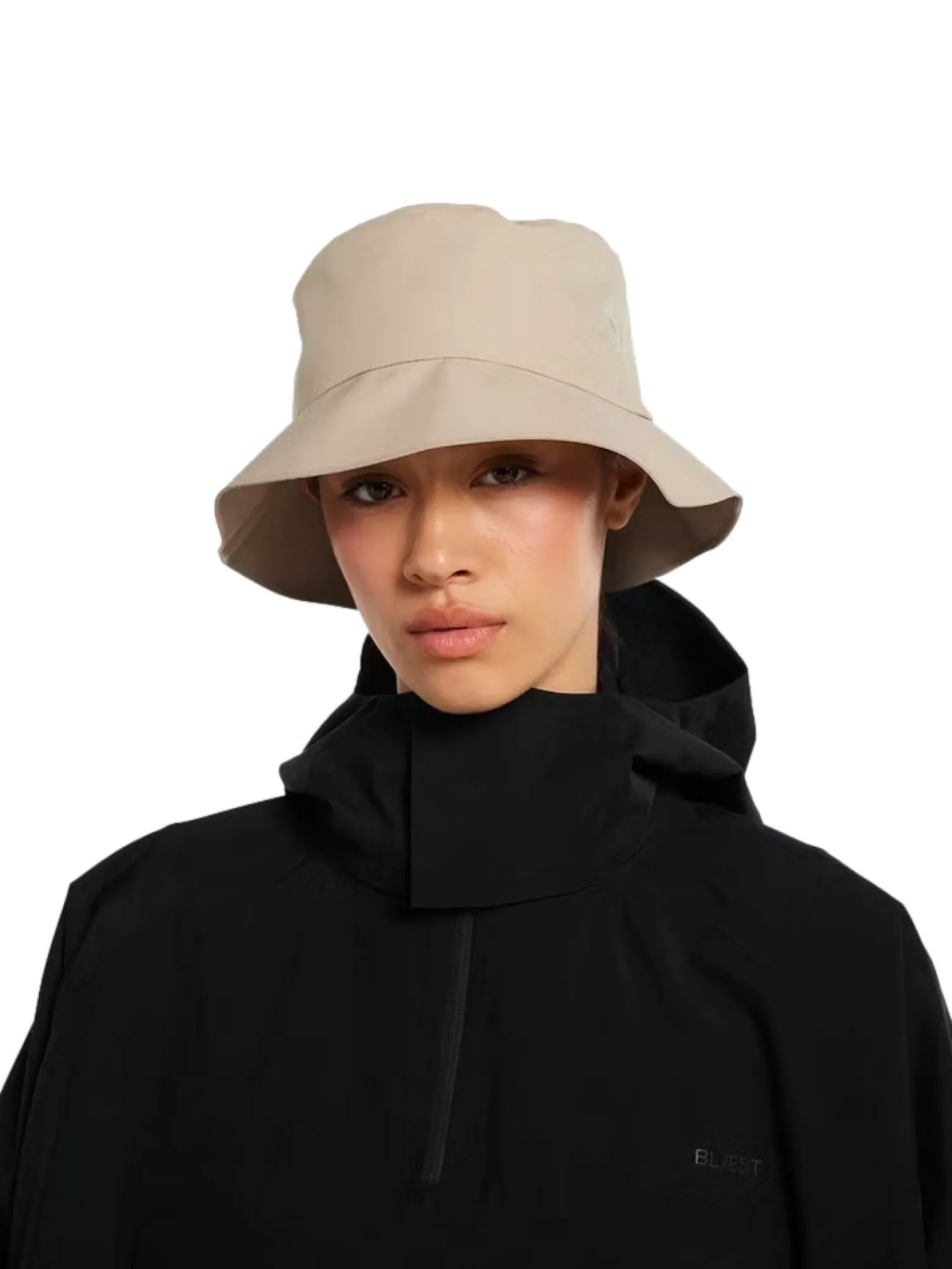 Hodeplagg|Hodeplagg<Blæst Øya Bucket Hat Bøttehatt Beige