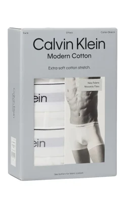 Undertøy|Tilbehør<Calvin Klein Underwear Boxer Brief Modern Cotton 3PK Boxershorts Hvit