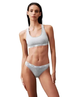 Undertøy<Calvin Klein Underwear Thong Modern Logo 3PK Undertøy Hvit/Grå/Sort