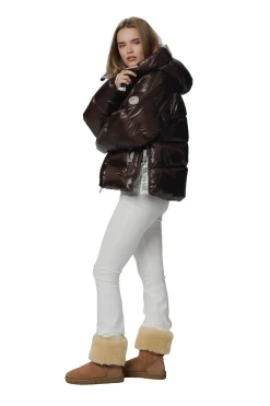 Jakke<CAYA Ginny Short Coffee Jakke Mørkebrun