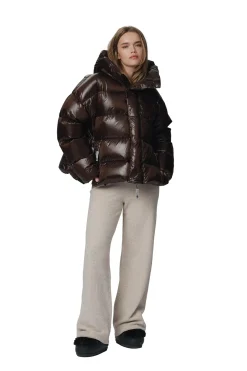 Jakke<CAYA Ginny Short Coffee Jakke Mørkebrun