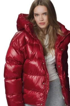 Jakke<CAYA Ginny Short Deep Red Jakke Rød