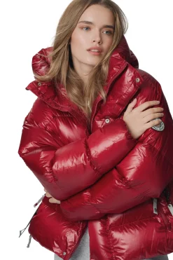 Jakke<CAYA Ginny Short Deep Red Jakke Rød