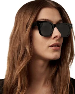 Solbriller|Solbriller<Chimi Eyewear 04 Black Solbriller Sort