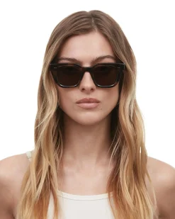 Solbriller|Solbriller<Chimi Eyewear 04 Tortoise Solbriller Brun Melert