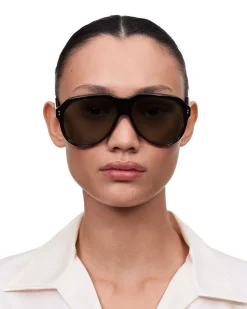 Solbriller|Solbriller<Chimi Eyewear Caine Tortoise Solbriller Brun