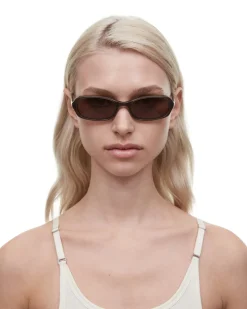 Solbriller|Solbriller<Chimi Eyewear Code Brown Solbriller Lysebrun