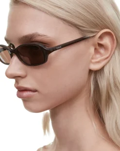 Solbriller|Solbriller<Chimi Eyewear Code Brown Solbriller Lysebrun