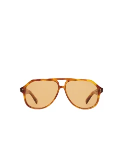 Solbriller|Solbriller<Chimi Eyewear Doris Honey Tortoise Solbriller Brun/Gul