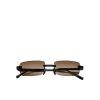 Solbriller|Solbriller<Chimi Eyewear Rimless Parallel Brown Gradient Solbriller Lysebrun