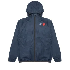 Jakke|Jakke<Comme des Garcons Play K-Way Full Zip Jacket Jakke Mørkeblå