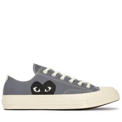 Sko|Sko<Comme des Garcons Play x Converse CDG Big Heart LOW Top Grey Sko Grå