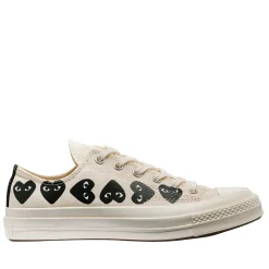 Sko|Sko<Comme des Garcons Play x Converse CDG Multi Heart Low Top Sko Off-White