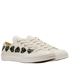 Sko|Sko<Comme des Garcons Play x Converse CDG Multi Heart Low Top Sko Off-White