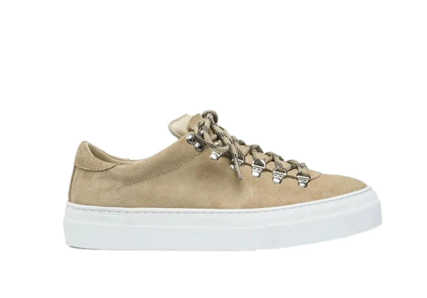 Sko<Diemme Marostica Low Platform Sesame Suede Sko Beige