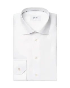 Skjorte<Eton 3000 Contemporary White Signature Twill Shirt Skjorte Hvit