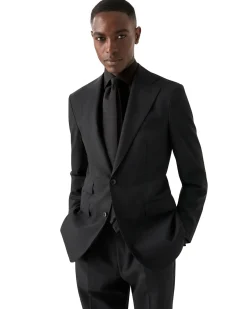 Skjorte<Eton 3000 Slim Black Signature Twill Shirt Skjorte Sort