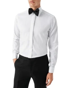 Skjorte<Eton 3000 Slim Evening White Signature Twill Shirt Skjorte Hvit