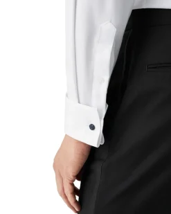 Skjorte<Eton 3000 Slim Evening White Signature Twill Shirt Skjorte Hvit