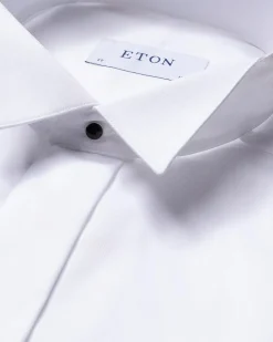 Skjorte<Eton 3000 Slim Evening Wing Collar Skjorte Hvit