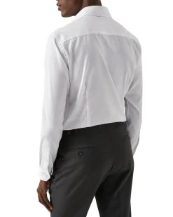 Skjorte<Eton 3000 Slim White Signature Twill Shirt Skjorte Hvit