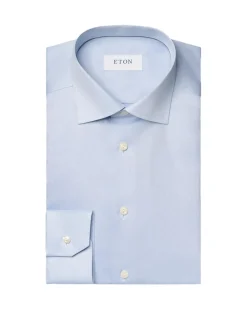 Skjorte<Eton 3000 Super Slim Skjorte Lyseblå