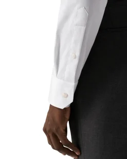 Skjorte<Eton 3000 Super Slim White Signature Twill Shirt Skjorte Hvit