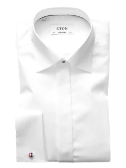 Skjorte<Eton Contemporary Evening White Signature Twill Shirt Skjorte Hvit