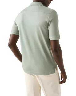 T-Shirt<Eton Filo di Scozia Solid Piqué T-shirt Lysegrønn