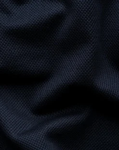 T-Shirt<Eton Filo di Scozia Solid Piqué T-shirt Marine