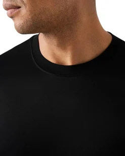 T-Shirt<Eton Filo di Scozia T-shirt T-shirt Sort