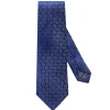 Tilbehør<Eton Floral Silk Tie Slips Blå Mønster