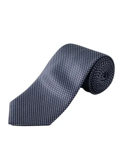 Tilbehør<Eton Geometric Woven Slik Tie Slips Marine