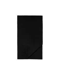 Tilbehør<Eton Herringbone Merino Scarf Skjerf Sort