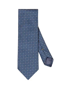 Tilbehør<Eton Silk Cotton Tie Slips Mørkeblå
