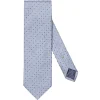 Tilbehør<Eton Silk Cotton Tie Slips Blå