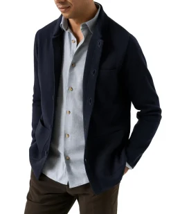 Skjorte<Eton Solid Flannel Shirt Skjorte Lys Blå Melert