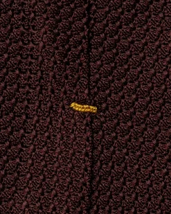 Tilbehør<Eton Solid Grenadine Tie Slips Mørkerød