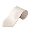 Tilbehør<Eton Solid Silk Linen Tie Slips Beige