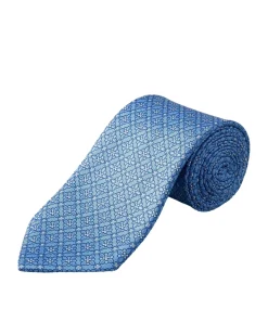 Tilbehør<Eton Tie Slips Blå Mønster