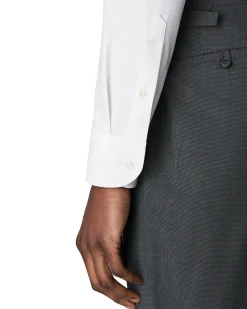 Skjorte<Eton White Four-Way Stretch Shirt Skjorte Hvit