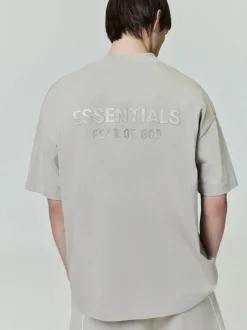T-Shirt<Fear of God Essentials Classic Tee T-shirt Grå
