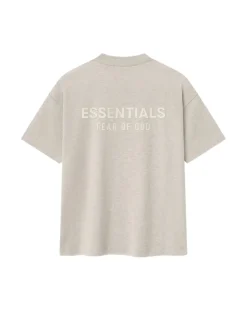 T-Shirt<Fear of God Essentials Classic Tee T-shirt Grå