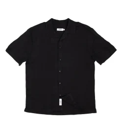 Skjorte<Furore Hill Short Sleeve Skjorte Sort