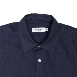 Skjorte<Furore Nick Shirt Skjorte Mørkeblå